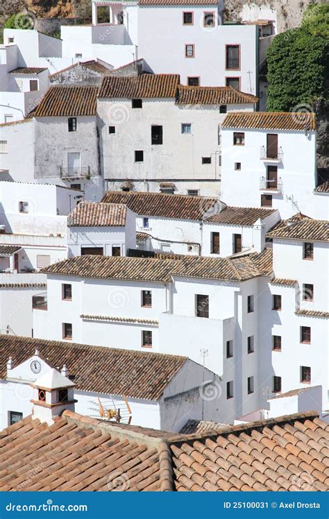 Casares village stock image. Image of rooftops, architecture - 25100031