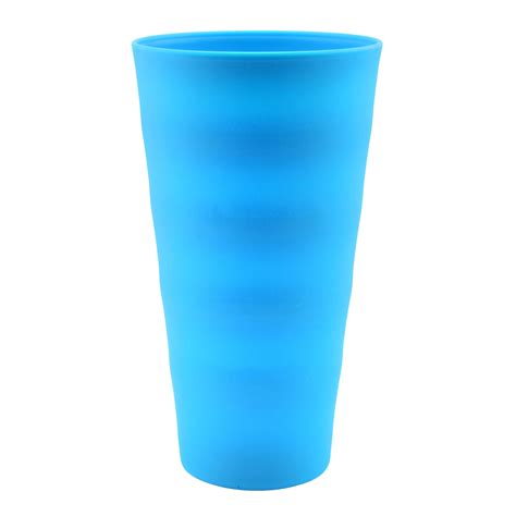 YBM Home Reusable Plastic Cups 18 oz, Unbreakable Drinkware Dishwasher Safe, Blue - Walmart.com