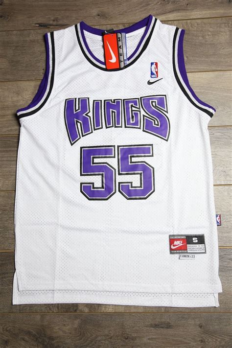 Men 55 Jason Williams Jersey White Sacramento Kings Throwback Swingman ...