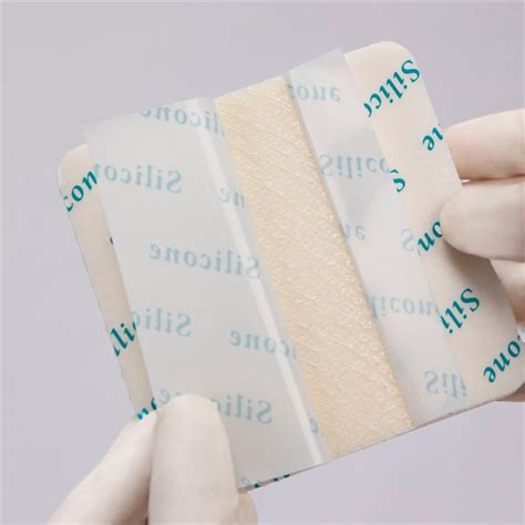 Silicone Foam Wound Dressing Without Border