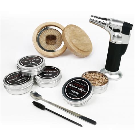 Buy Cocktail Smoker Kit, Bourbon Smoker Kit With Torch & 4 Flavors of ...