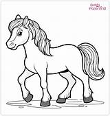 25 Horse Coloring Pages  Free Printable Sheets And Images For Kids sketch template