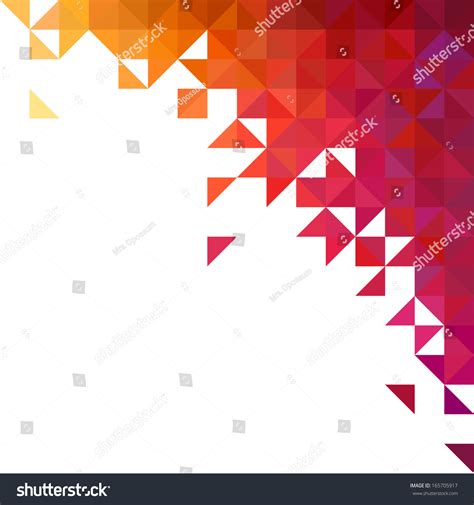 abstract - How can I efficiently recreate a similar triangle mosaic design in Photoshop ...