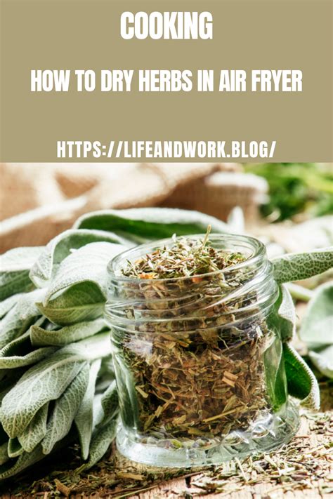 How to Dry Herbs in An Air Fryer