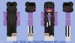 purple girl Minecraft Skin