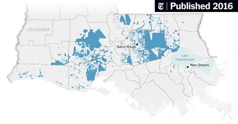 Mapping the Extent of Louisiana’s Floods - The New York Times