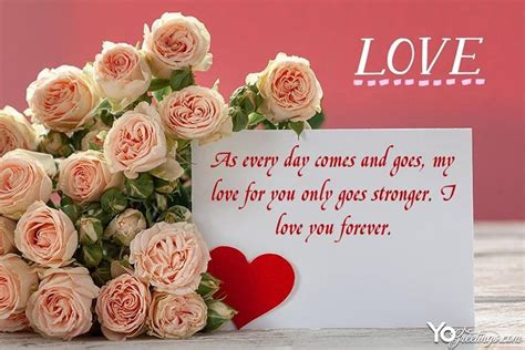 Free Online Romantic Love Card for Your Lover