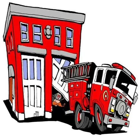 Fire Station Cartoon - ClipArt Best