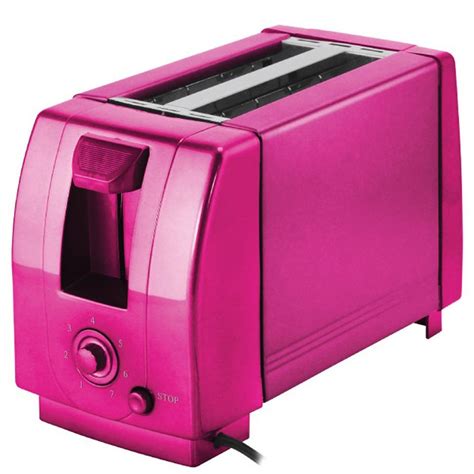 Finelife 2-Slice Toaster - Metallic Pink | Toaster, Kitchen colors, Metal