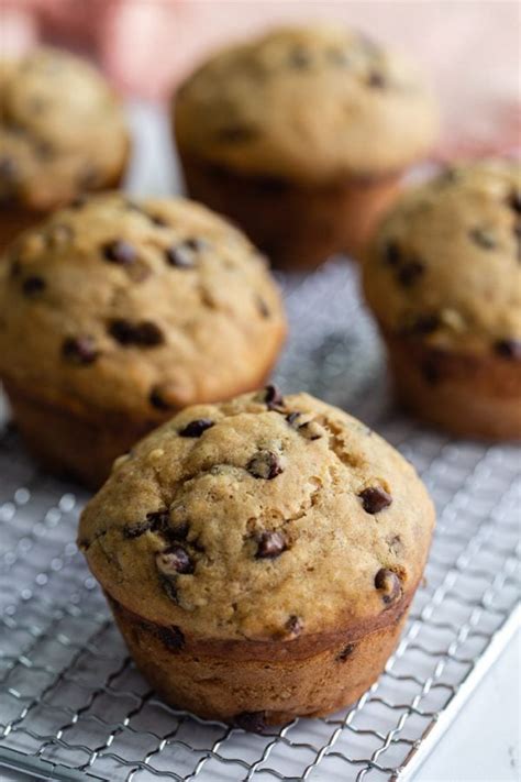 Chocolate Chip Vegan Muffins - ONE BOWL!