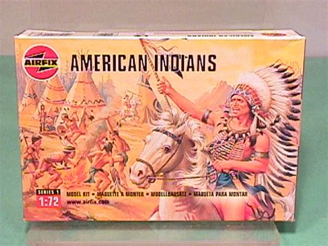 Airfix 1/72nd Scale Western Indians Plastic Figures Set