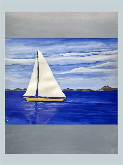 Sail Boat Paint Kit + Video Tutorial