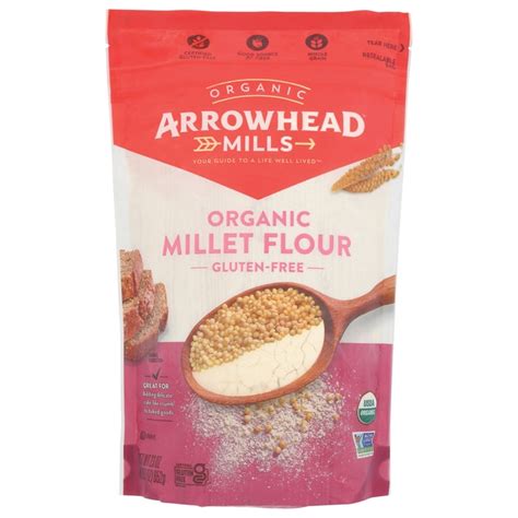 Arrowhead Mills Organic Millet Flour 23 oz (652 grams) Pkg - Swanson®