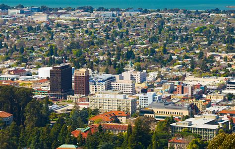 Downtown Berkeley Aerial Stock Photo - Download Image Now - iStock