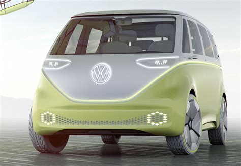 The all-electric and autonomous Volkswagen ID BUZZ minivan | Electric ...