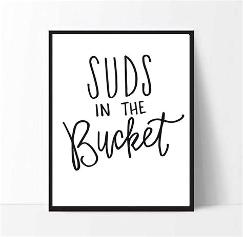 Suds in the Bucket - Laundry Room Print - Sara Evans - Lyrics - 8x10 - 5x7 - Home Decor ...