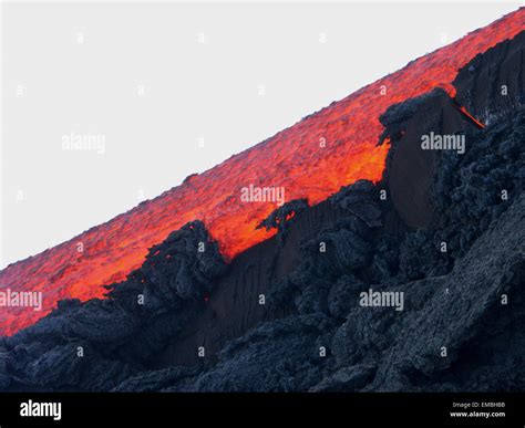 volcano lava flow Stock Photo - Alamy