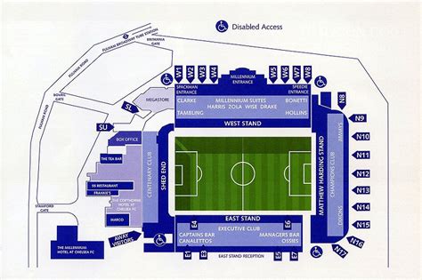 Stamford Bridge Seat Map