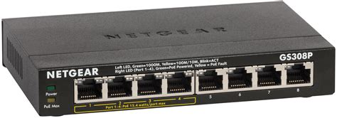 NETGEAR GS308P: Switch, 8-Port, Gigabit Ethernet bei reichelt elektronik