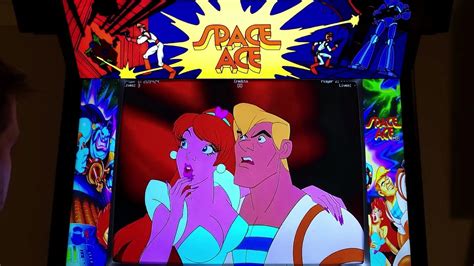 Space Ace (1080p AI Enhanced) Arcade Cabinet Playthrough w/ Hypermarquee - YouTube