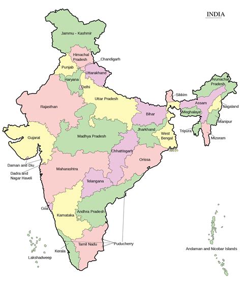 map of india outline | India map, Map outline, Map