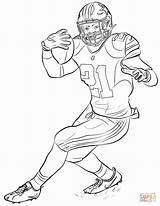 Odell Beckham Jr Coloring Page Print Coloring Pages sketch template
