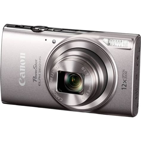 Canon PowerShot ELPH 360 HS Digital Camera (Silver) - Walmart.com