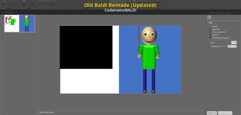 Old Baldi Remade (Updated) [Baldi's Basics] [Concepts]