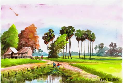 RellaDeQueen: We will always be the one we commit to be!: Khmer Paintings - Countryside ...