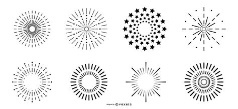 Fireworks Simple Vector Set Vector Download