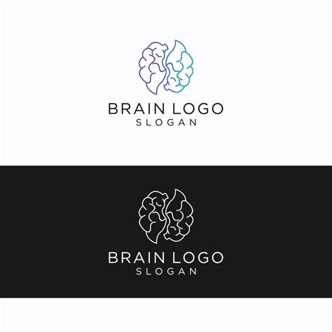 Brain logo icon vector image 12649989 Vector Art at Vecteezy