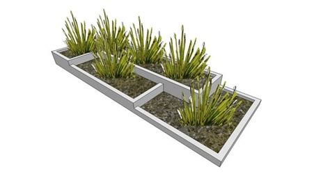 Concrete Planter - 3D Warehouse Tree Planters, Concrete Planters, Planter Boxes, Wall Planters ...