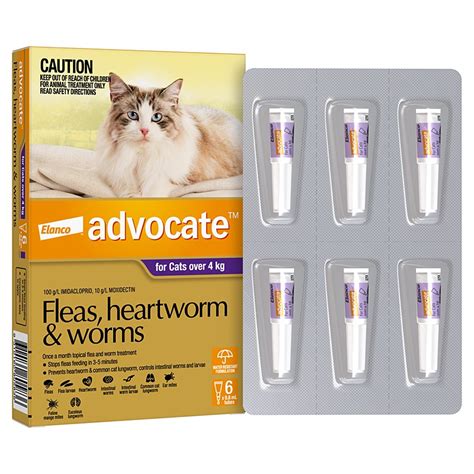 Advocate for Cats 4kg and larger (6 Pack) - Mega Pet Warehouse