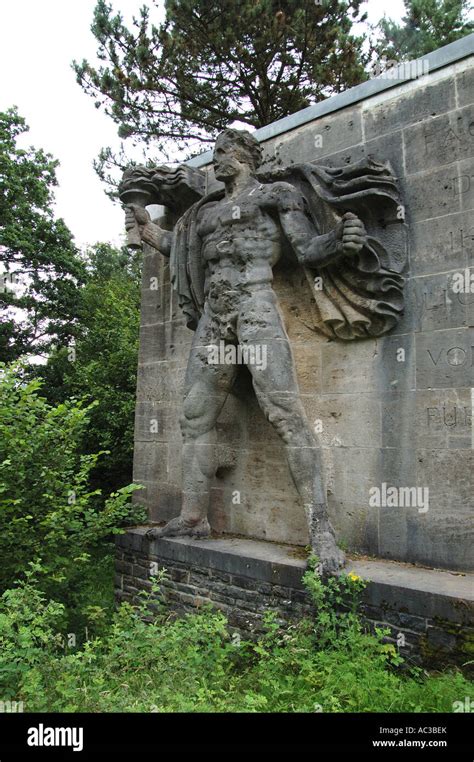 Nazi-era sculpture in Vogelsang castle, Germany Stock Photo - Alamy