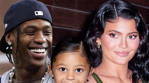 Kylie Jenner and Stormi Fly Out to Support Travis Scott at First Arena Show