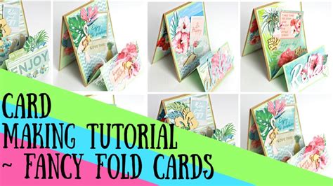 DIY Card Making Tutorial - Fancy Fold Cards - YouTube