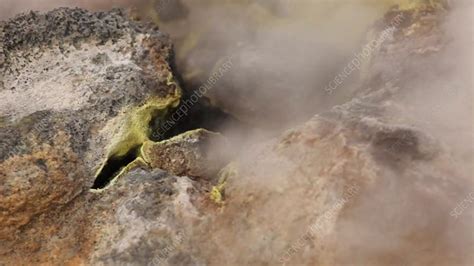 Fumarole, Namaskard, Iceland - Stock Video Clip - K010/1332 - Science Photo Library