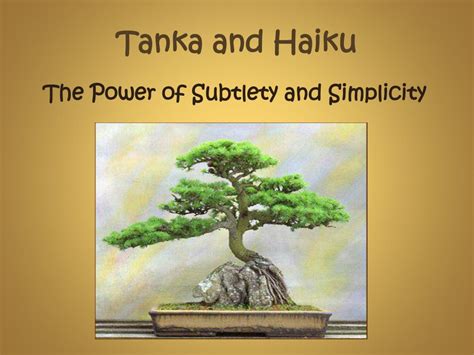 PPT - Tanka and Haiku PowerPoint Presentation, free download - ID:3514391