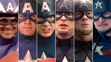 Evolution of CAPTAIN AMERICA 1944-2021 | หนัง avenger - Guardian seattle