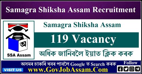 Samagra Shiksha Assam Recruitment 2024 – 87 Resource Person, EDP & Other Vacancy, Apply Now ...