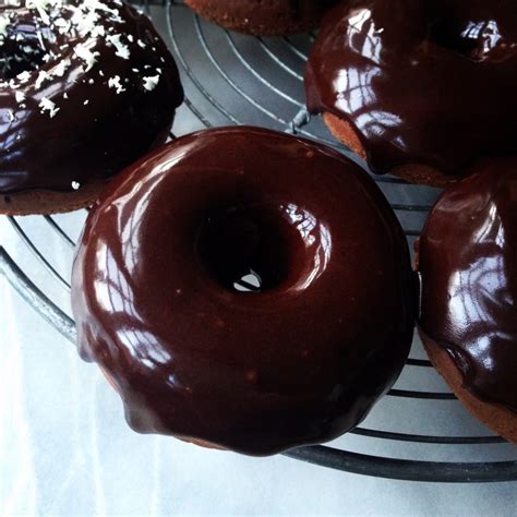 Chocolate Glazed Chocolate Doughnuts – Lucy's Friendly Foods