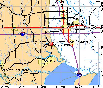 Springfield, Louisiana (LA 70462) profile: population, maps, real ...