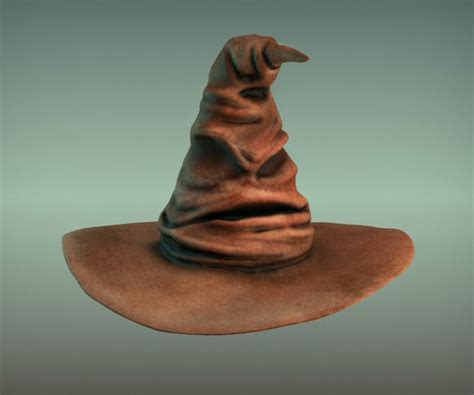 ArtStation - Harry potter hat - sorting hat Low-poly 3D model | Resources