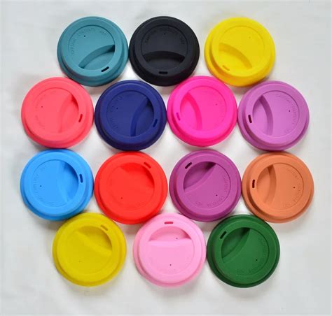 20pcs/lot silicone mugs lid for Ceramic cup,silicone cup lids for ...