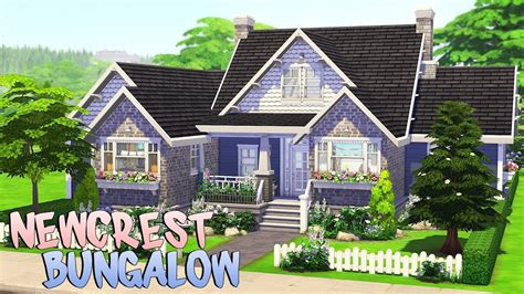 NEWCREST BUNGALOW 💖 | The Sims 4 | Speed Build - YouTube