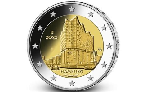 Germany 2 Euro 2023 'Hamburg' - Special 2 euro coins | Eurocoinhouse