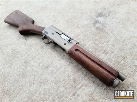 FN Browning A5 Shotgun done in Titanium | Cerakote