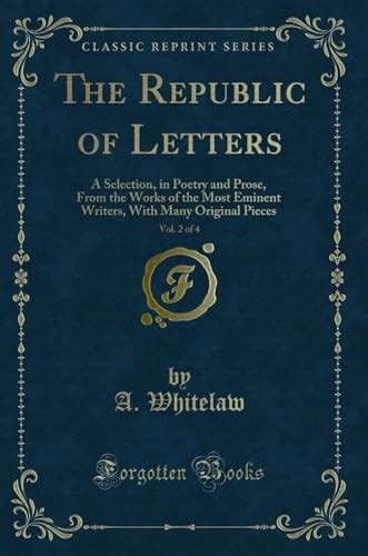 republic letters vol selection - Iberlibro