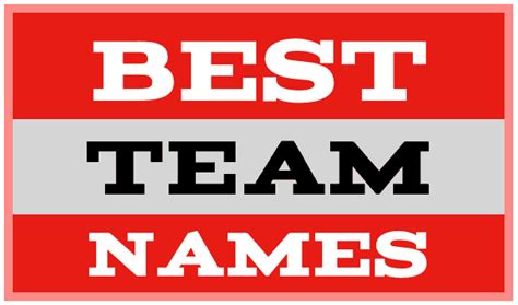 Best Team Names For Sports and Businesses Menu