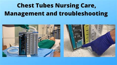 Chest Tubes- Nursing Care, Management and troubleshooting (part3) - YouTube